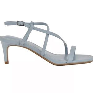 CALVIN KLEIN Ishaya Strappy Heels - Light Blue.  Brand New w/box!  S10
